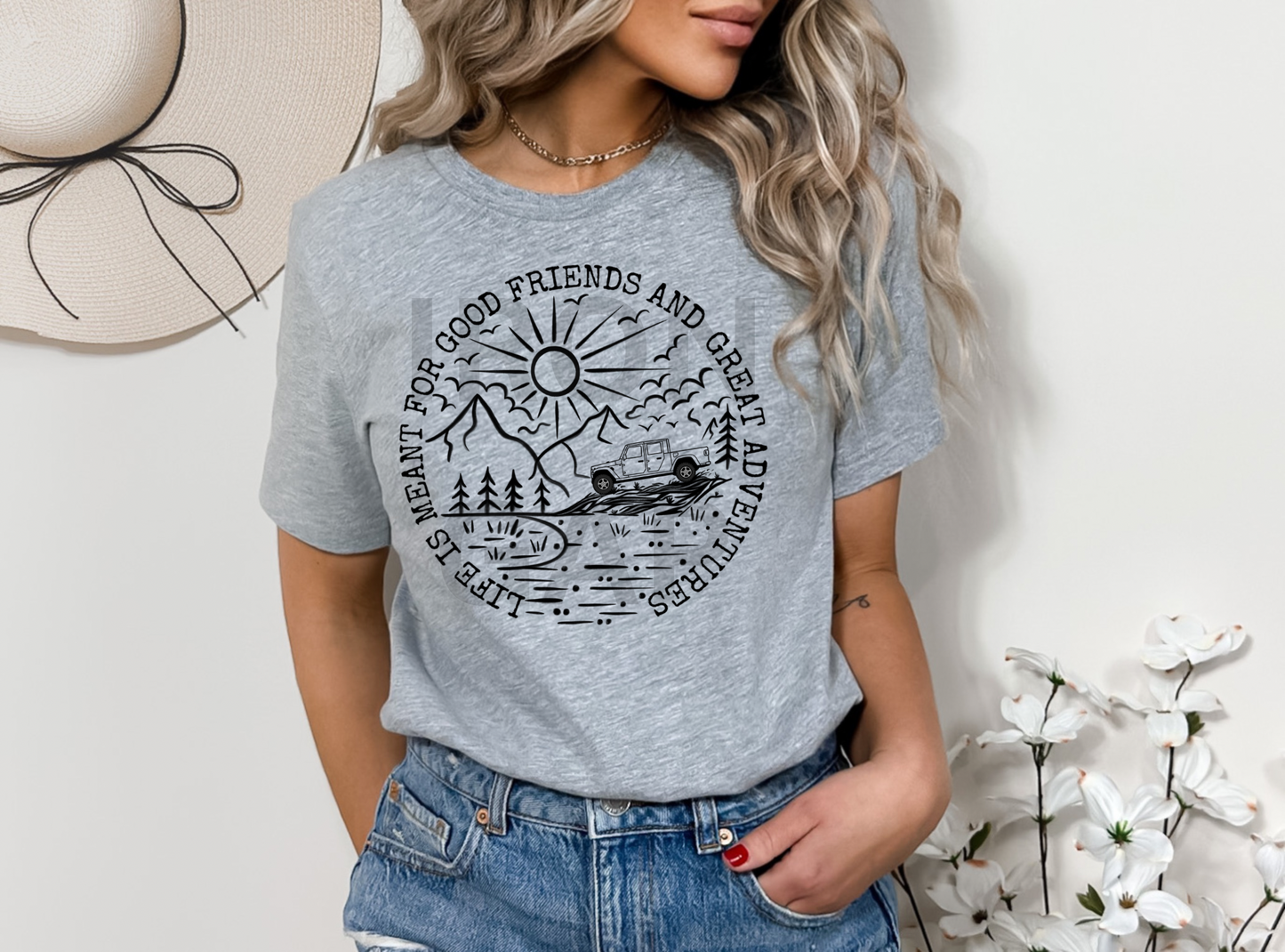 Good Friends T-shirt ( 4DR, 2DR and Gladiator Options)
