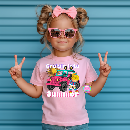 Crusin’ into Summer Tee-13 options(Toddler & Youth)