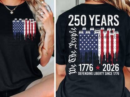 250 Years IRON GAP EXCLUSIVE Tee-Front Pocket/Back Design