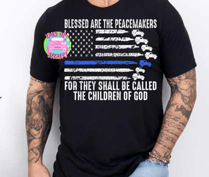 BLESSED ARE THE PEACEMAKERS Iron Gap Exclusive Tee (3 Versions & 2 Color Options)