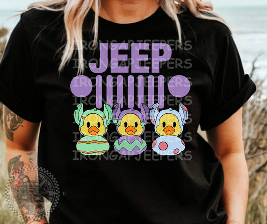 Easter Ducks Tee (Black and Purple Design options)