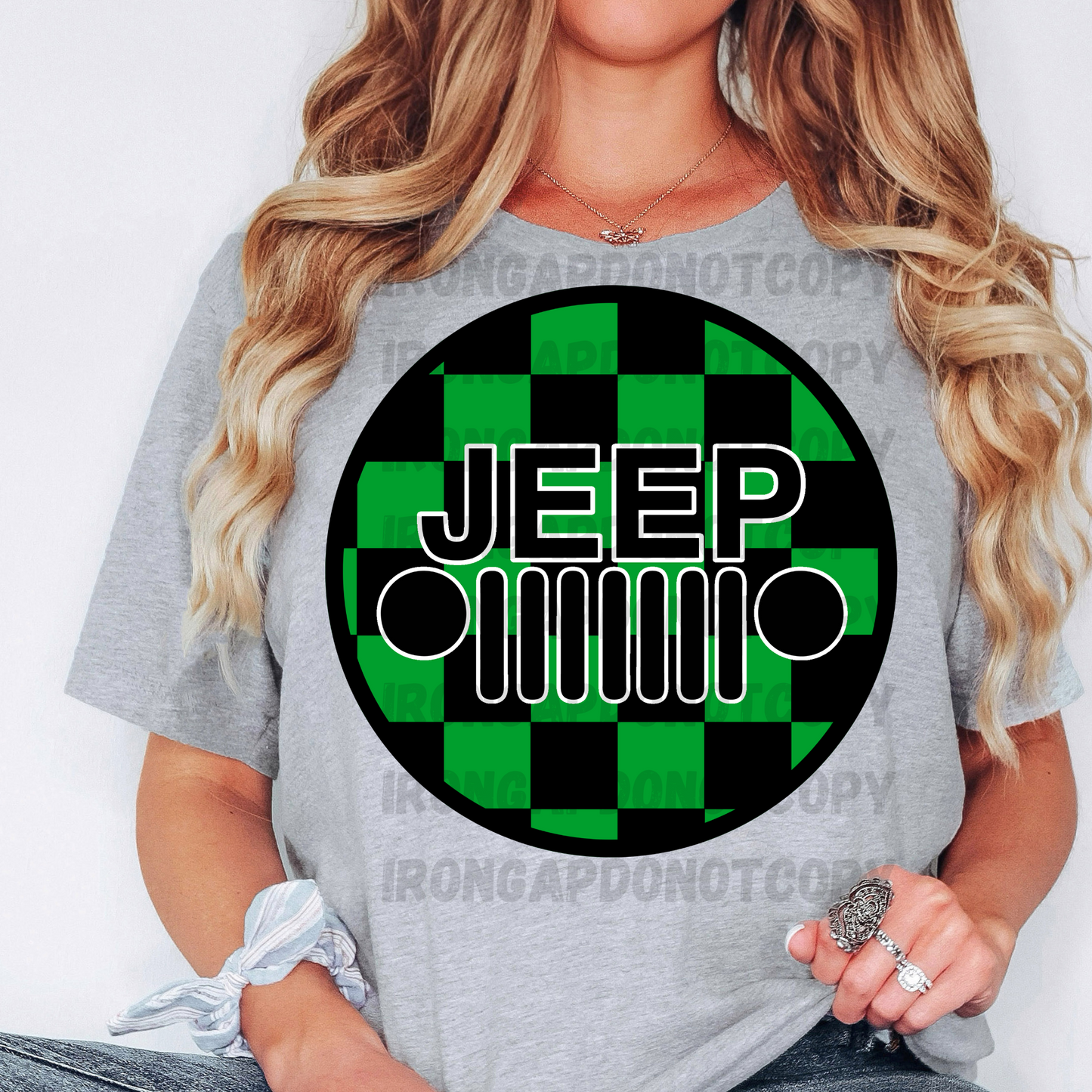 Checkered Print T-Shirt