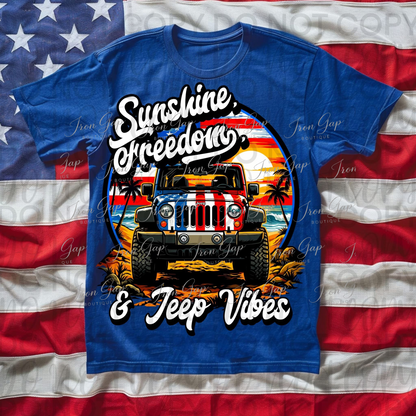 Sunshine & Freedom Tee (2 Design Options)
