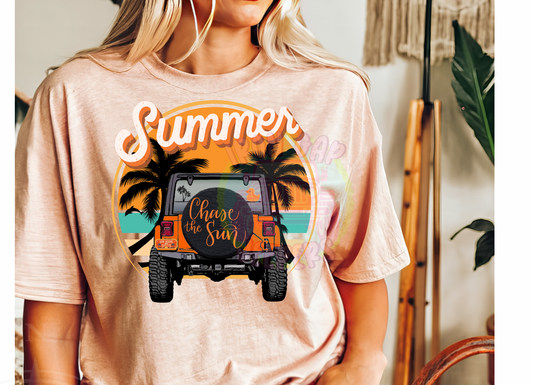 Summer Chase The Sun Tee (2 JP Color Options)