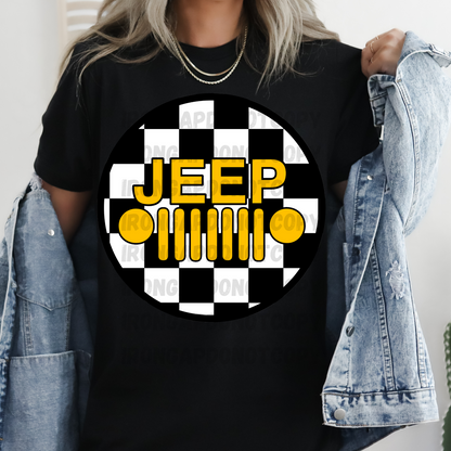 Checkered Print T-Shirt