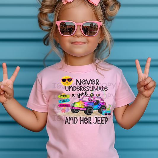 Never Underestimate A Girl (Toddler & Youth)