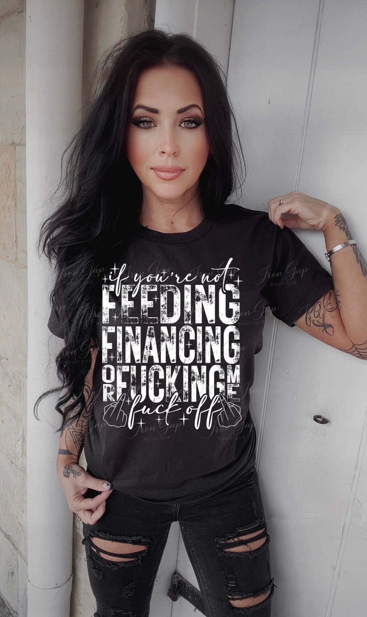 If You’re Not Feeding, Fing Or Financing Tee (4 Design Colors)