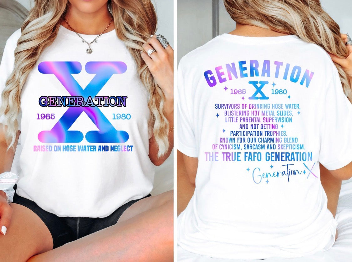 GenX Tee (Front & Back Design)