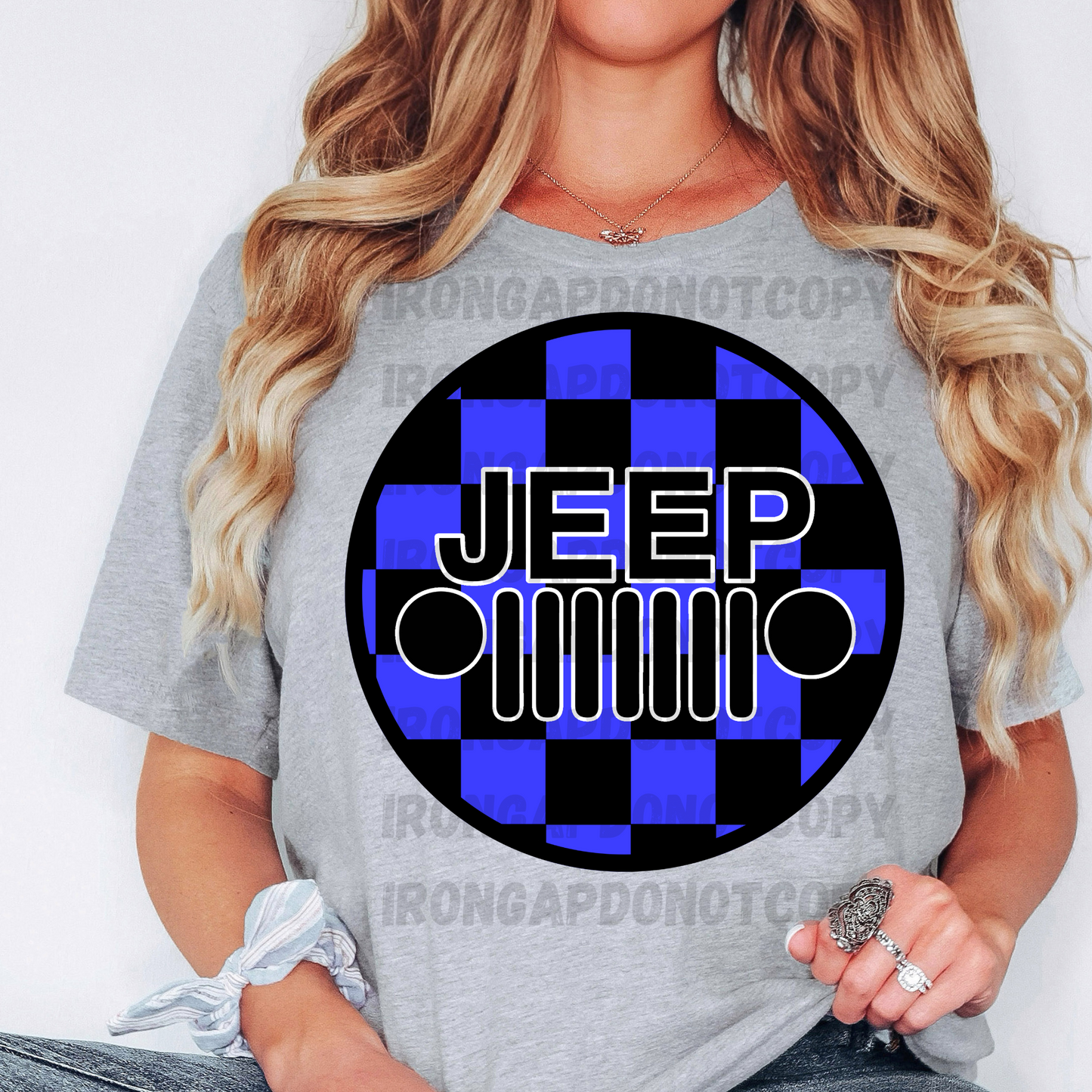 Checkered Print T-Shirt