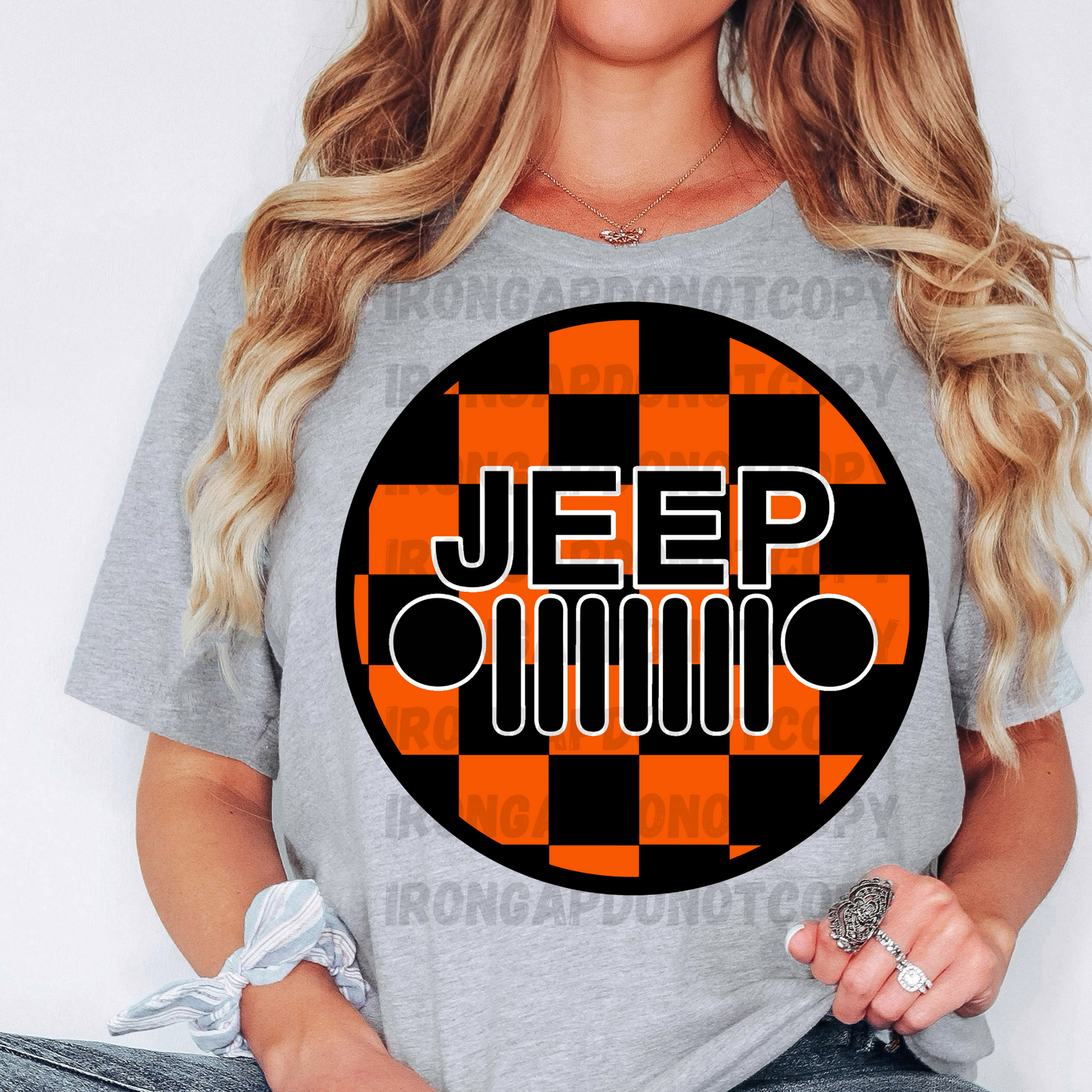 Checkered Print T-Shirt