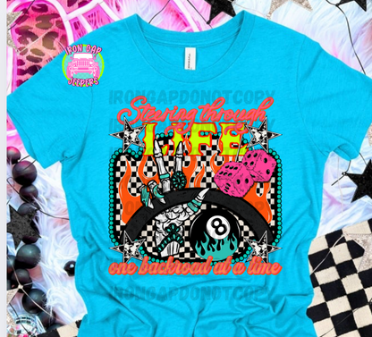Steering Through Life Tee (6 design options to choose from)