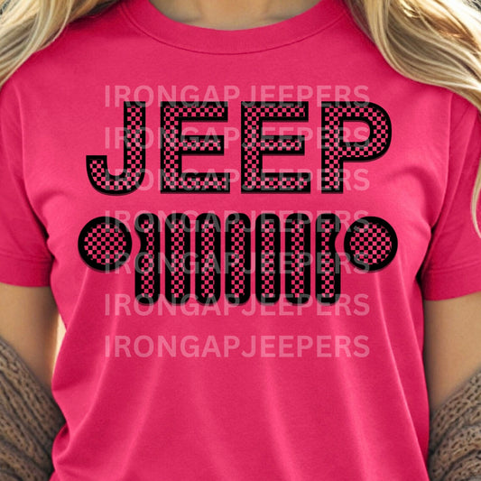 Checkered Grille Tee
