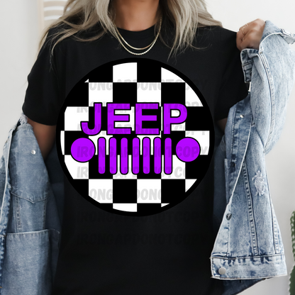 Checkered Print T-Shirt