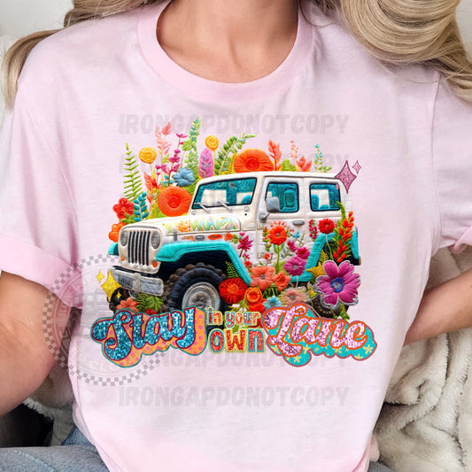 Stay In Your Lane Tee