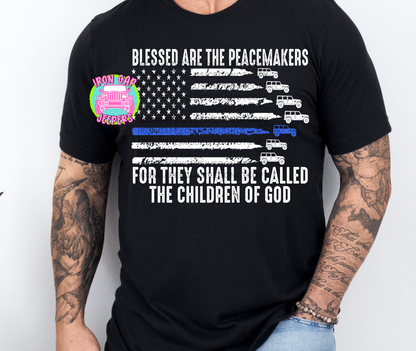 BLESSED ARE THE PEACEMAKERS Iron Gap Exclusive Tee (3 Versions & 2 Color Options)