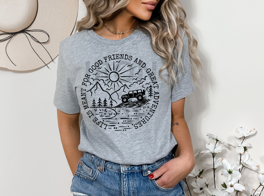 Good Friends T-shirt ( 4DR, 2DR and Gladiator Options)