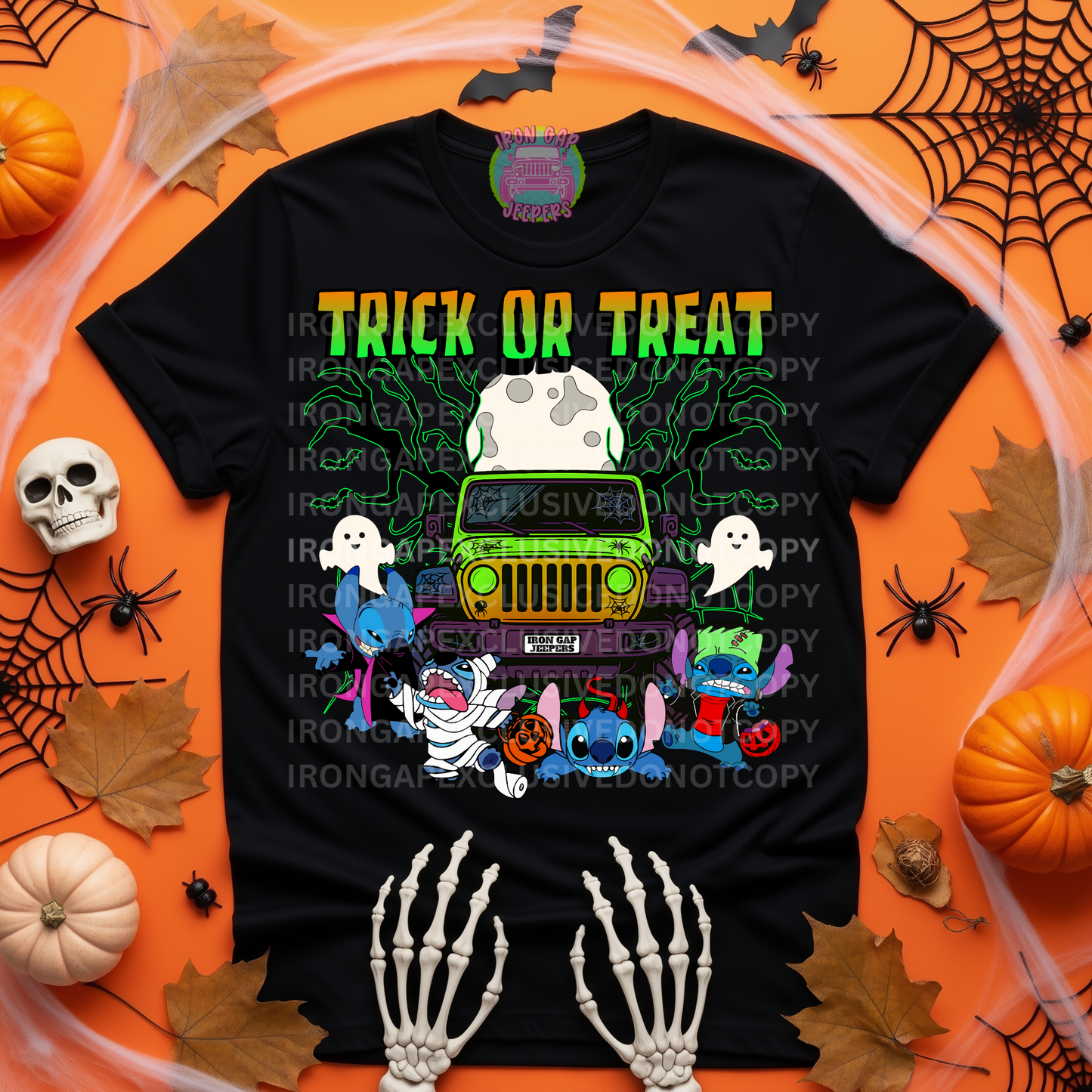 Stitch/TRICK OR TREAT Iron Gap Exclusive Tee