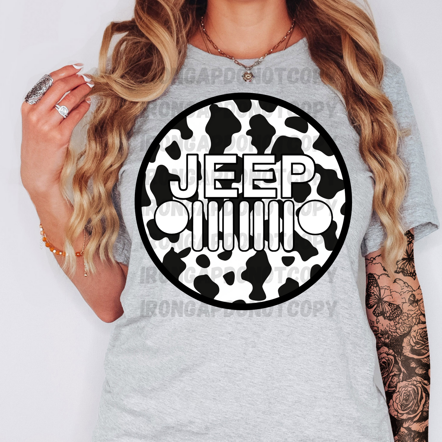 Cow Print Tee