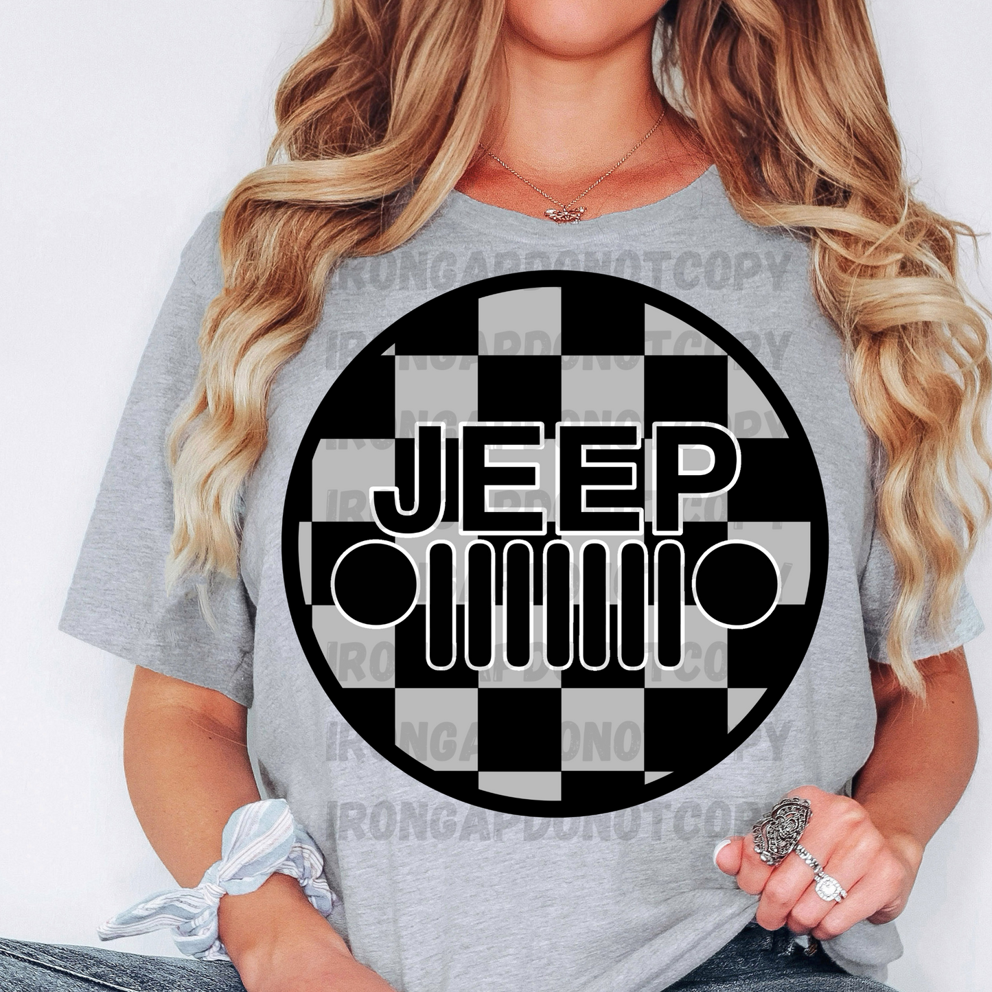 Checkered Print T-Shirt