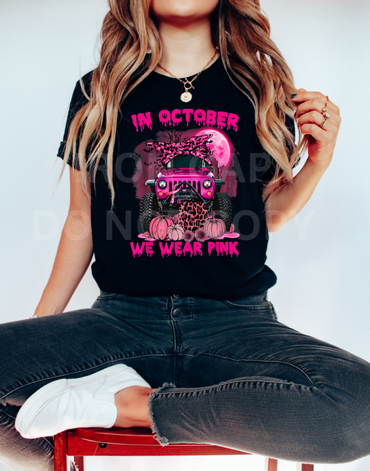 In October We Wear Pink Tee